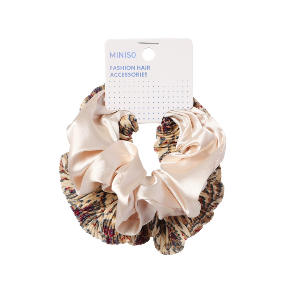 Flower Hair Scrunchies (2 pcs) | MINISO PV