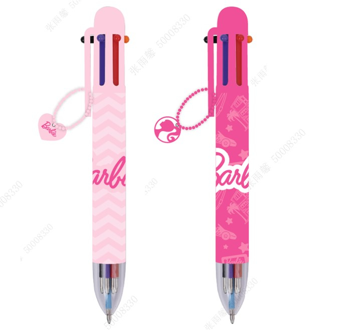 Barbie Collection 6-Color Pendant Ballpoint Pen (2 Assorted