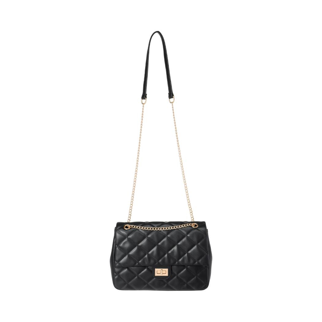 Pleated Crossbody Bag(Black) | MINISO PV