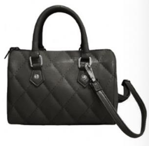 Diamond Pattern Crossbody Handheld Bag(Black) | MINISO PV