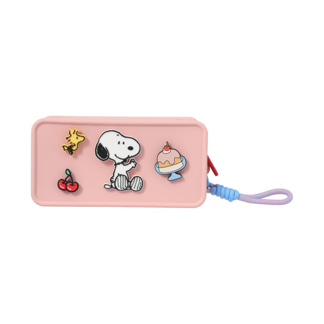 Snoopy Collection Silicone Cosmetic Bag (Pink) MINISO PV