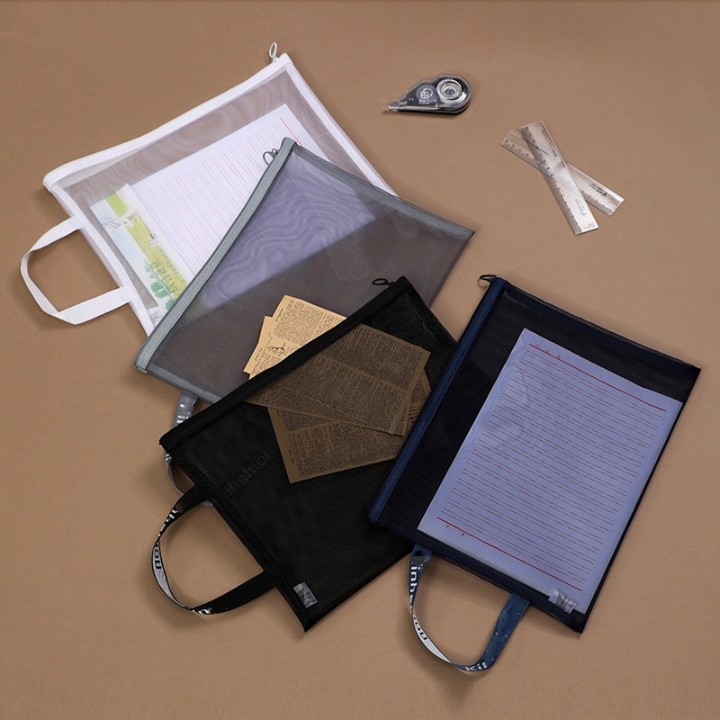 Minimalism Collection A4 Single-Layer Mesh Document Bag (4 - Main Image