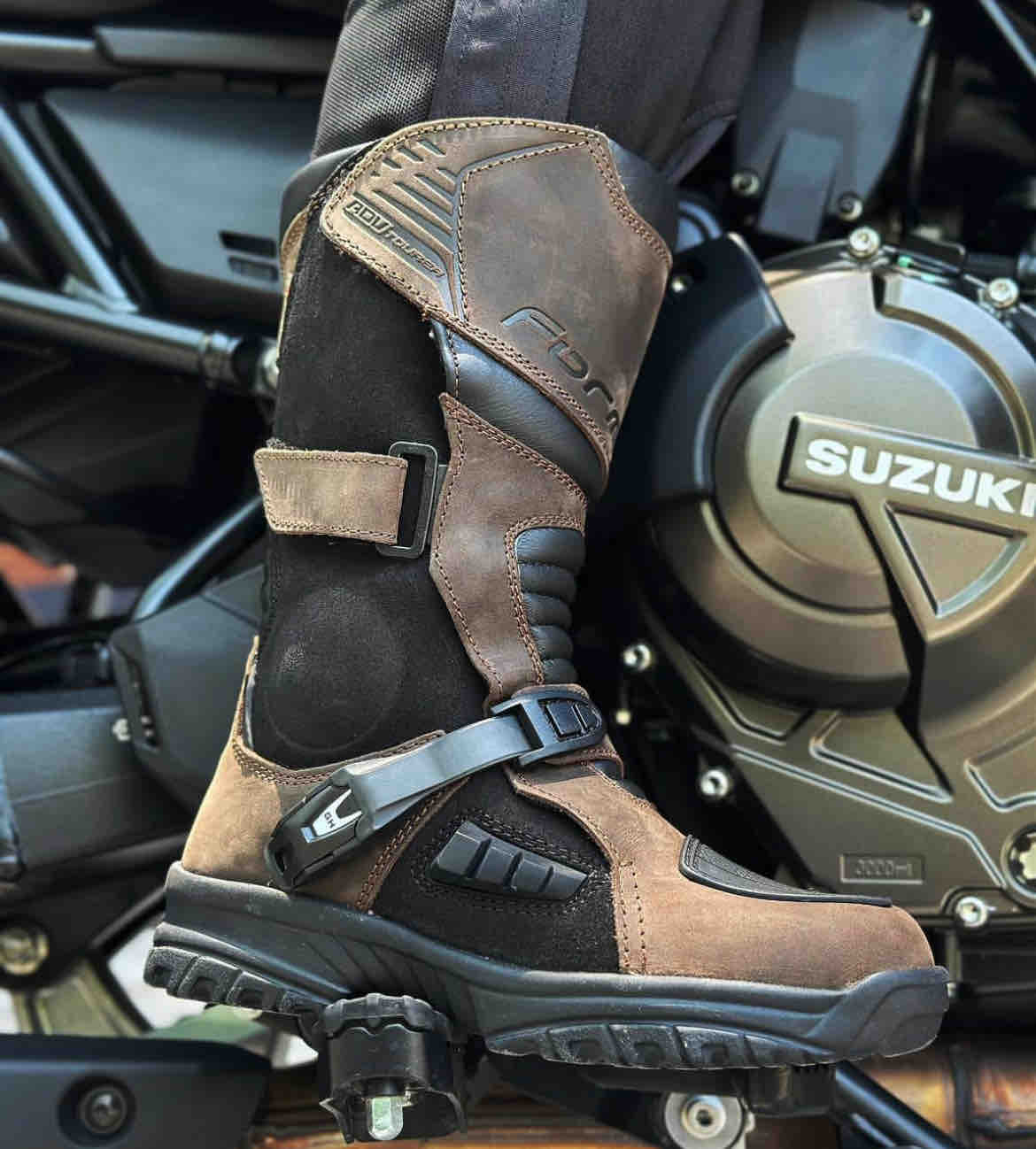 Adventure Motorcycle Forma Adventure Low Opiniones Boots Brown