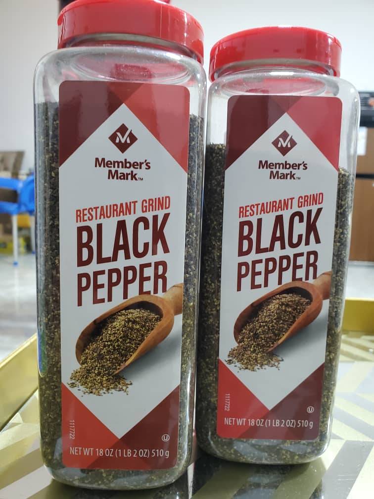 thumbnail image 2 of Kirkland Signature Coarse Ground Black Pepper - 12.7 Oz - Gluten Free 2 of 3