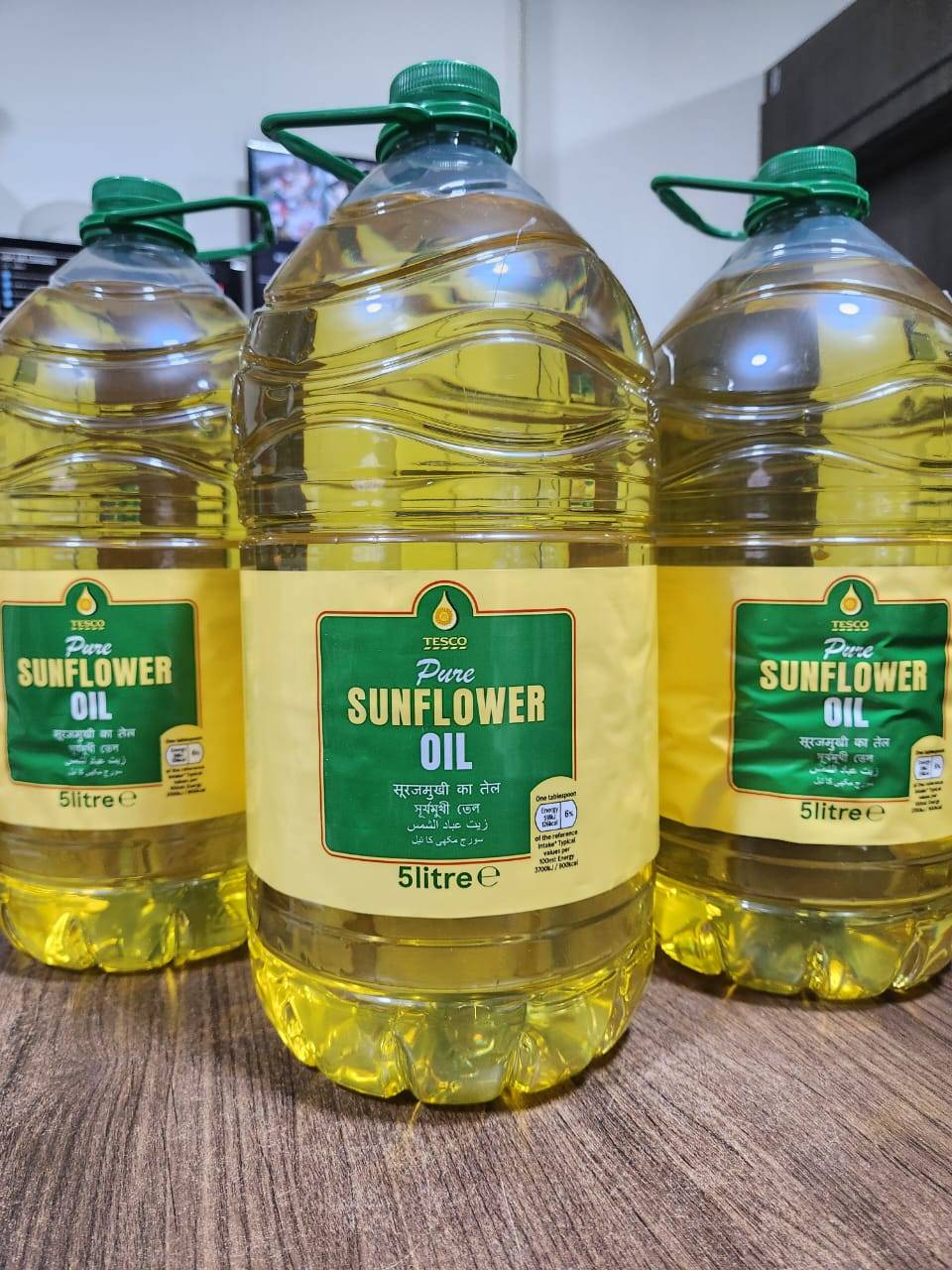 Tesco Sunflowers Oil 5L TCHAI WELLBEING CAFE