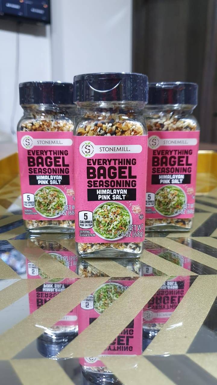 Stonemill Everything Bagel SEASONING Himalayan pink salt TCHAI