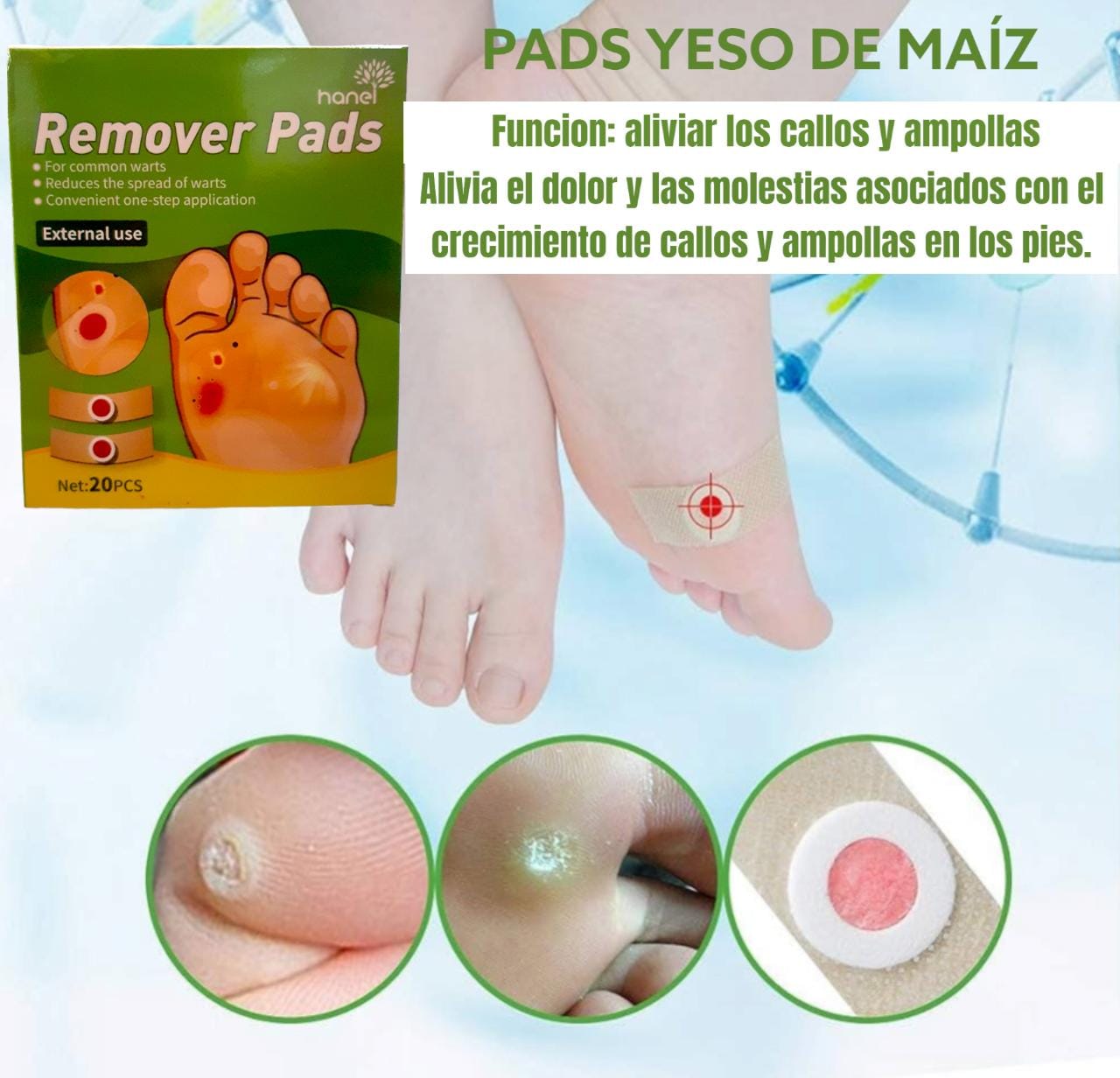 Foot corn removal pads online