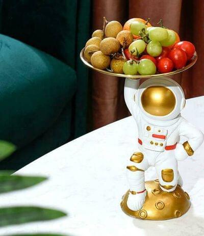 Astronaut Showpiece with Holder Plate