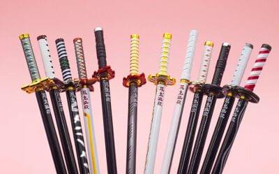 Metal Katana Pens Assorted Designs