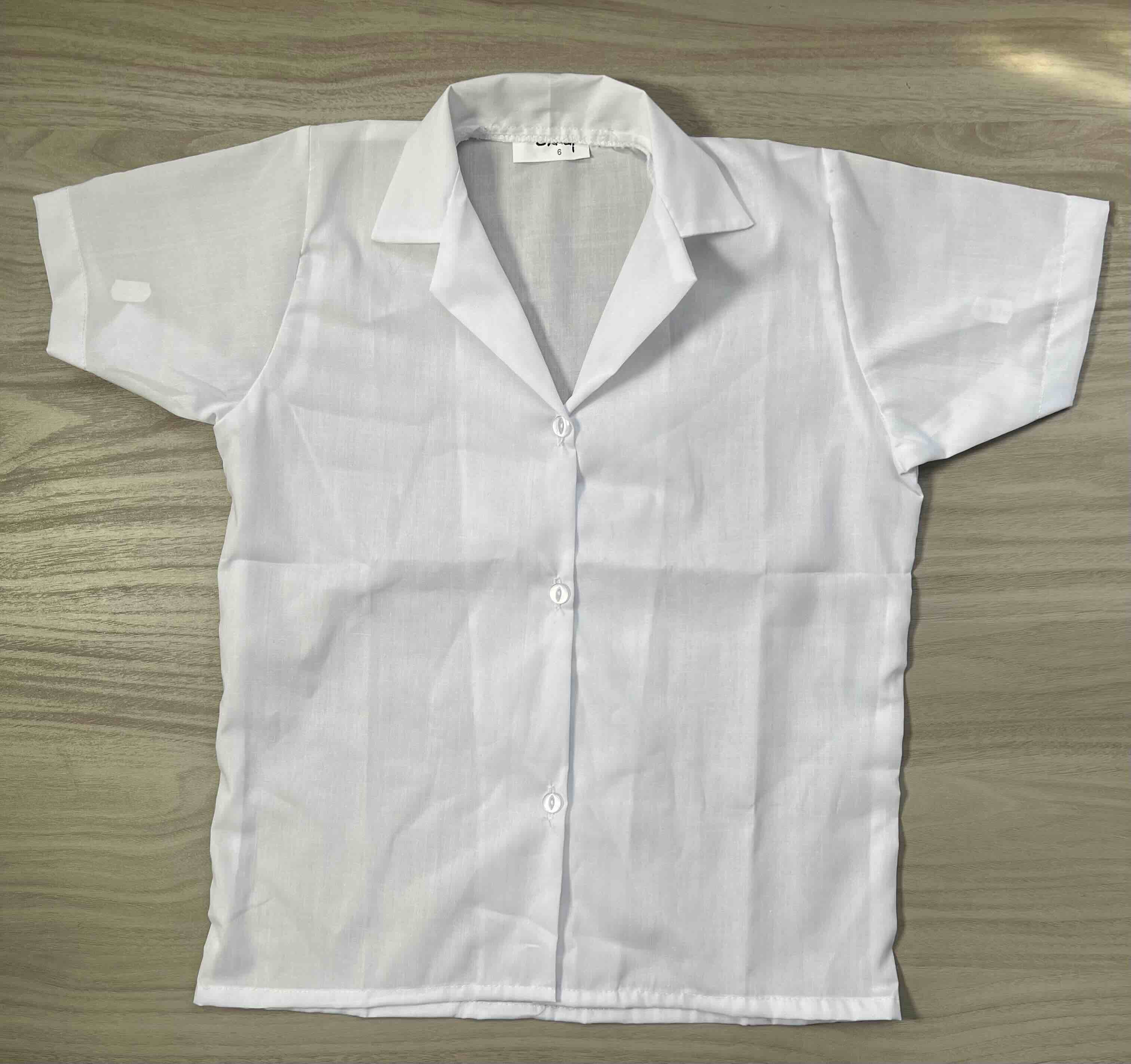 BLUSA COLEGIAL SIN BOLSILLO PEQUEÑA Almacén Mongir