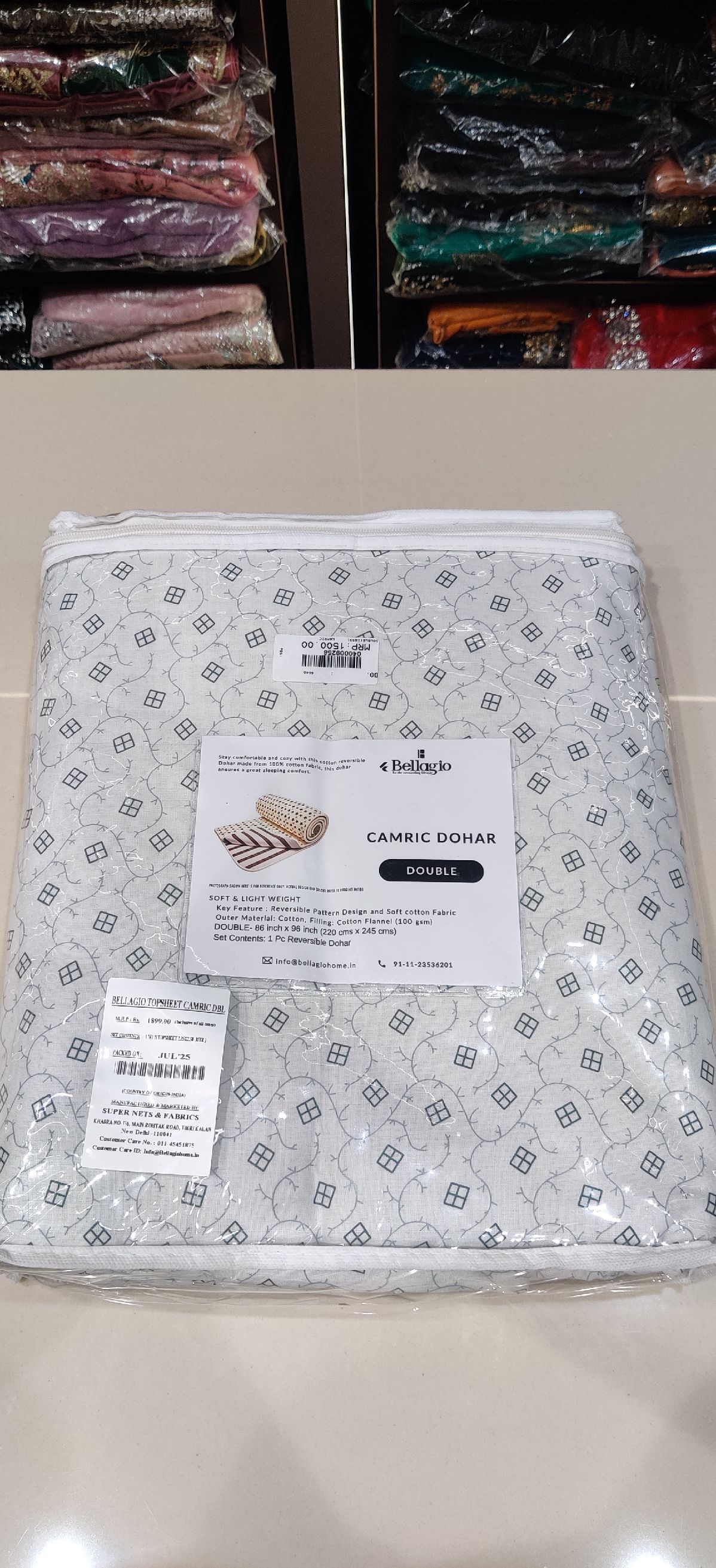 Cotton Embroidery Bed Cover NARULA SAREES AND READYMADE