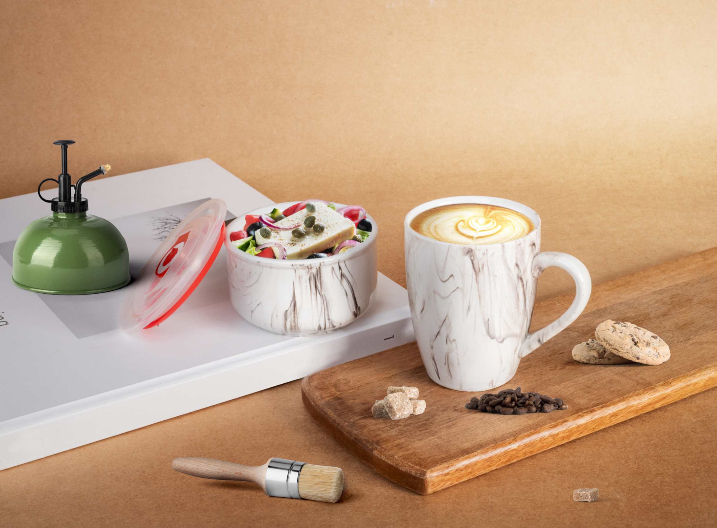 Tibros Marbo Breakfast Set