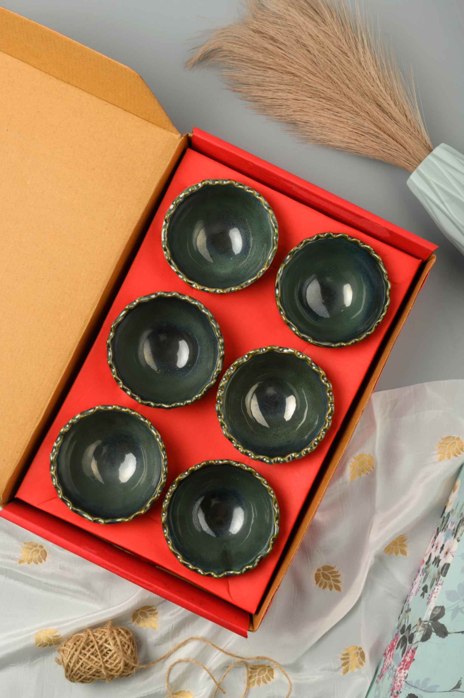 Tibros Artisan Bowl Set Of 6 