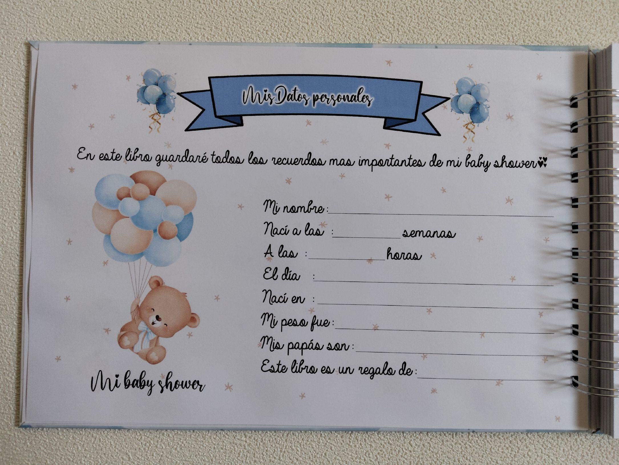 Libro De Frases Para Regalar En Baby Shower