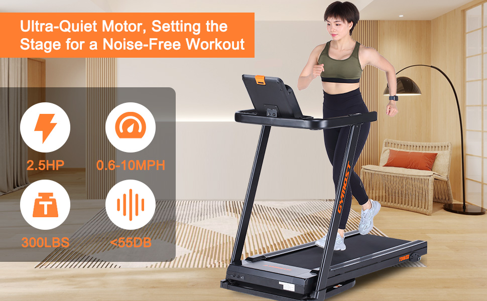 GYMOST Treadmills for Home -Folding Treadmill with LCD