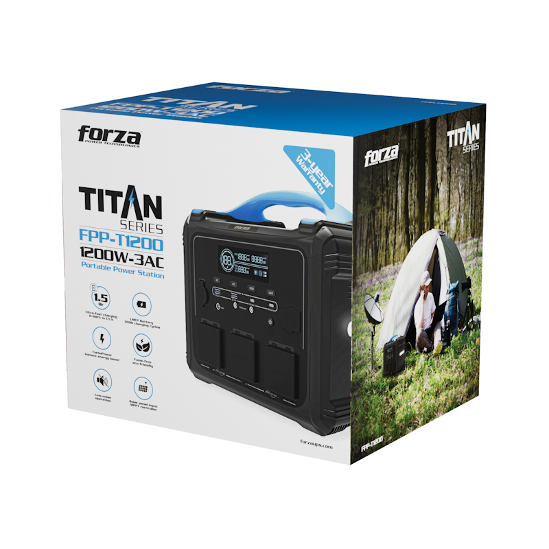 Forza Titan Series FPP-T1200 Portable Power Station 1200W | LMFP