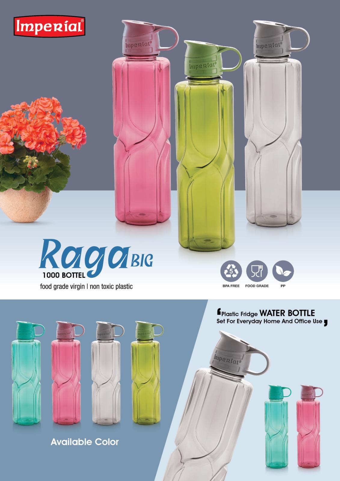 RAGA BIG FRIDGE BOTTLE | CHIRAG PLASTIC CORPORATION LLP