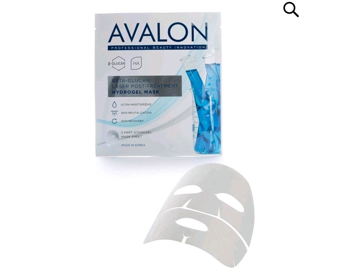 Avalon Beta-Glucan Laser Post-Treatment Hydrogel Mask