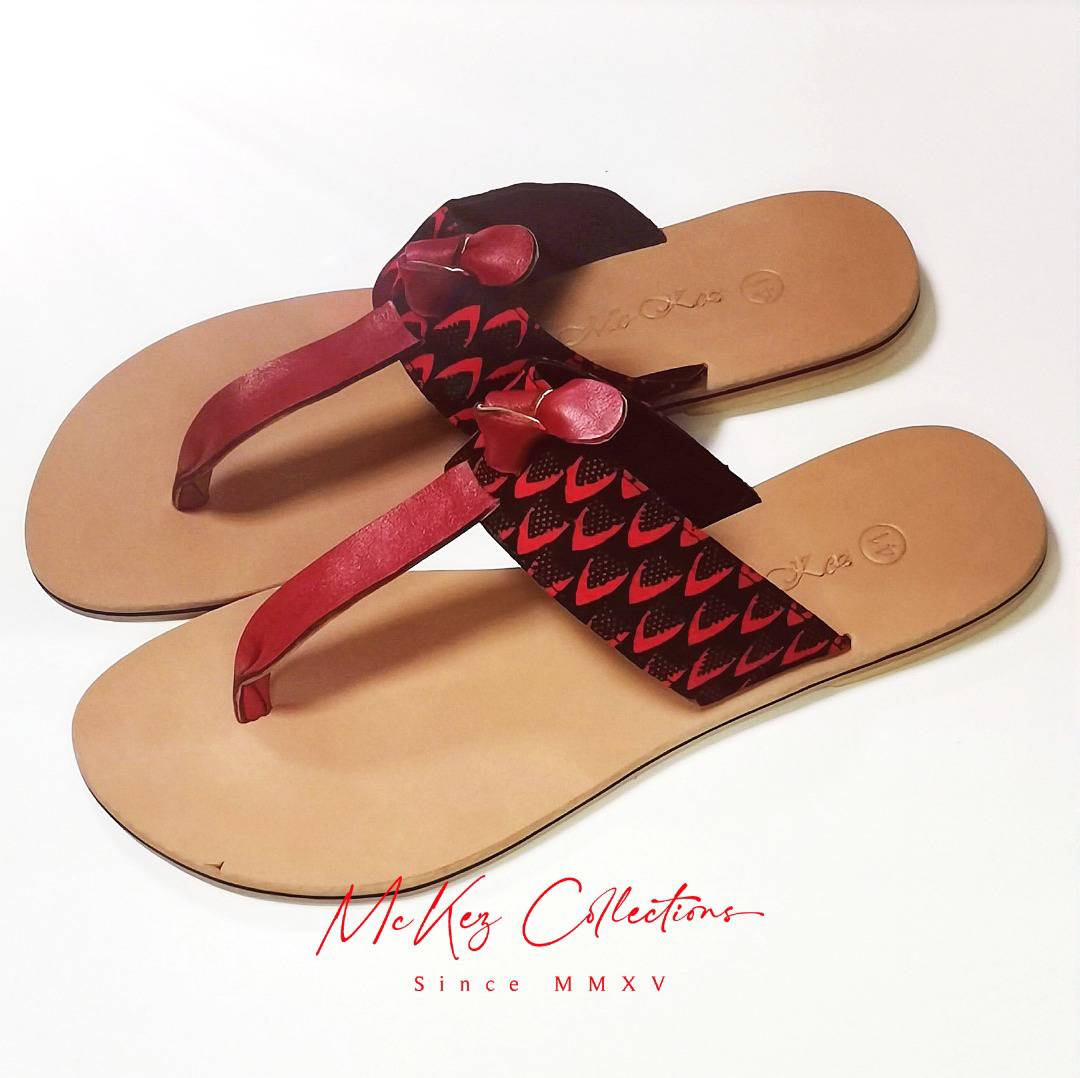 Ankara Fashion Ankara Slippers Designs Ankara 204 Slippers McKEZ