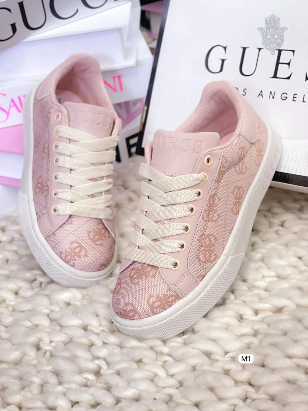 Tenis Guess Mujer Rosas Tenis Guess Mujer Zapatillas Guess Dama