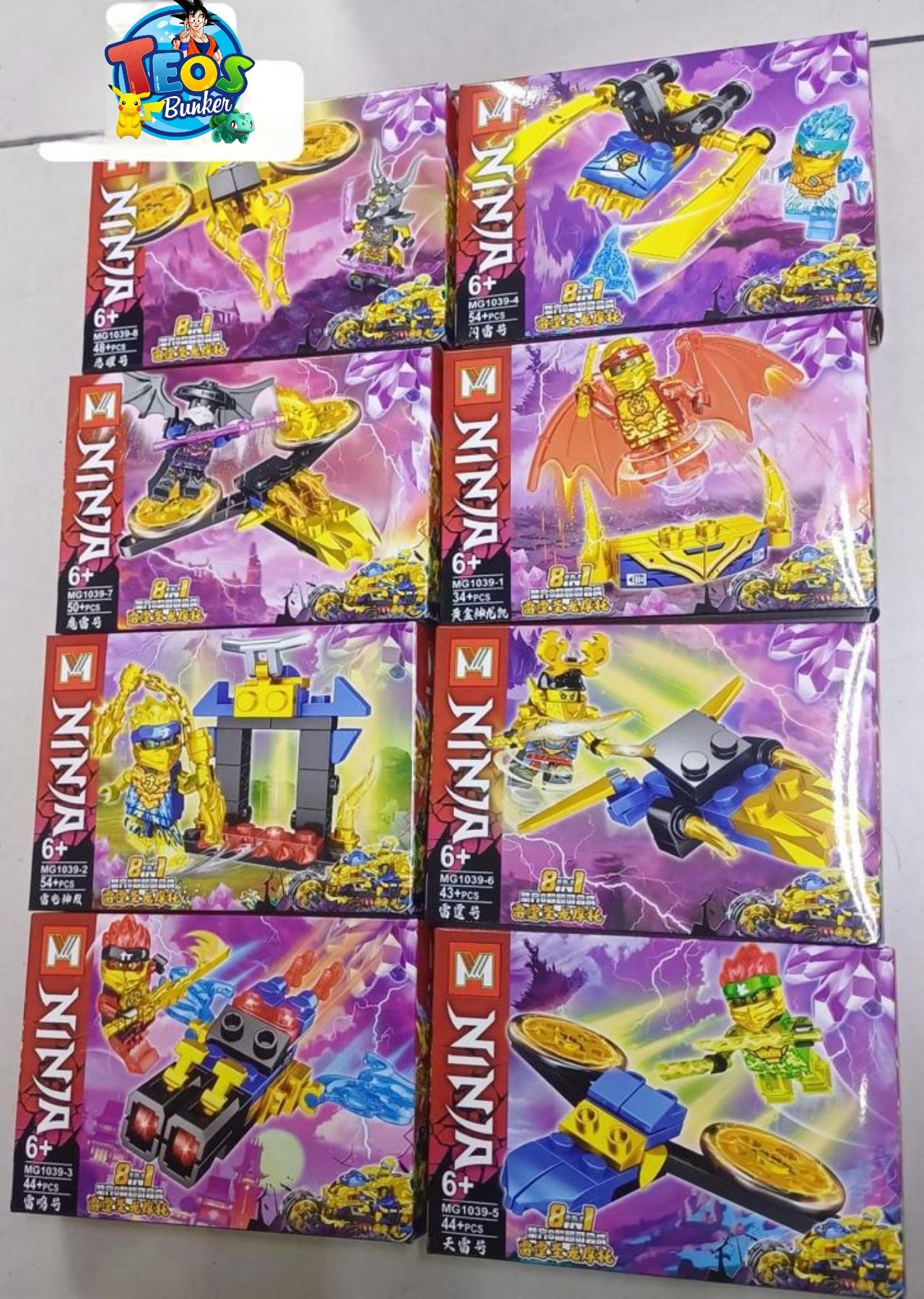 LEGO NINJA S/34 LA COLECCION X 8 | Teos bunkers s.a.c