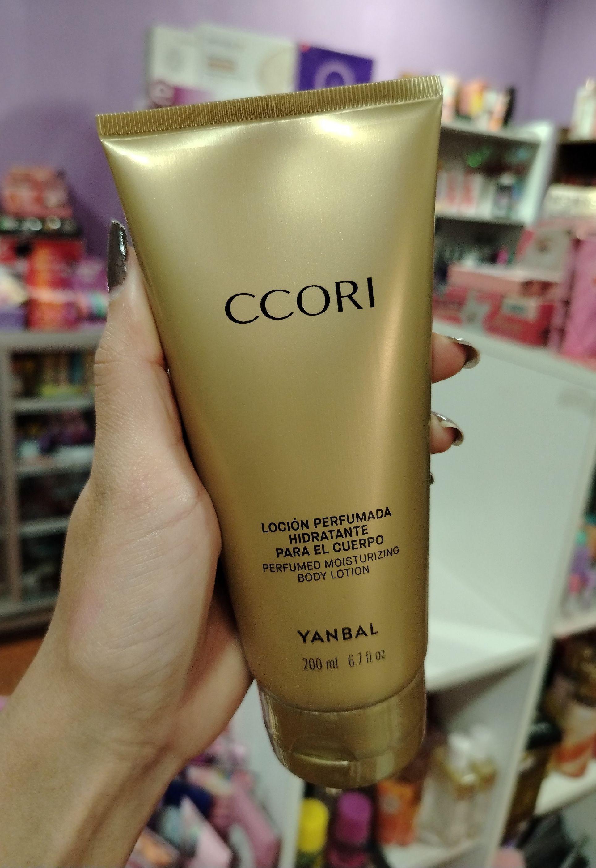 Crema perfumada para el cuerpo