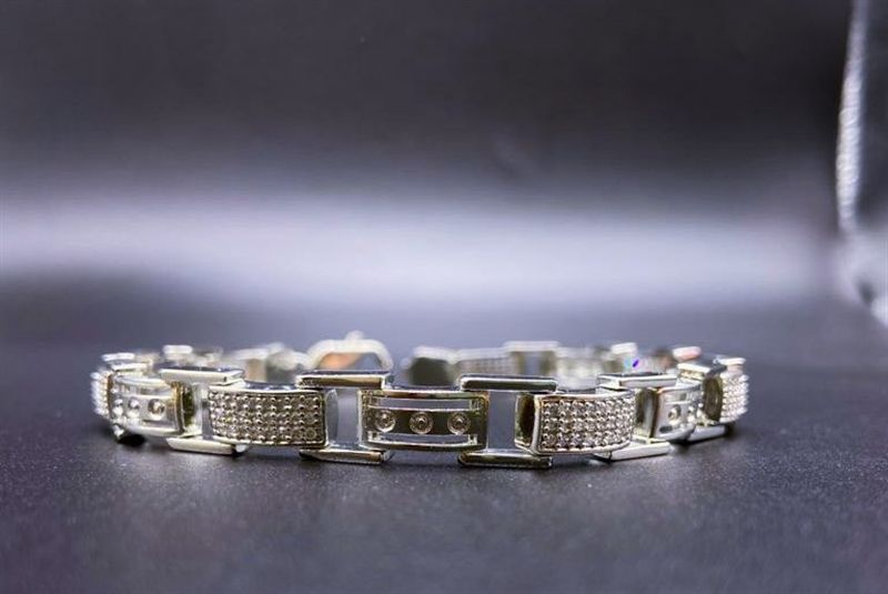 SIL BRACELET GENTS 925 Ranishaa The Silver Shine