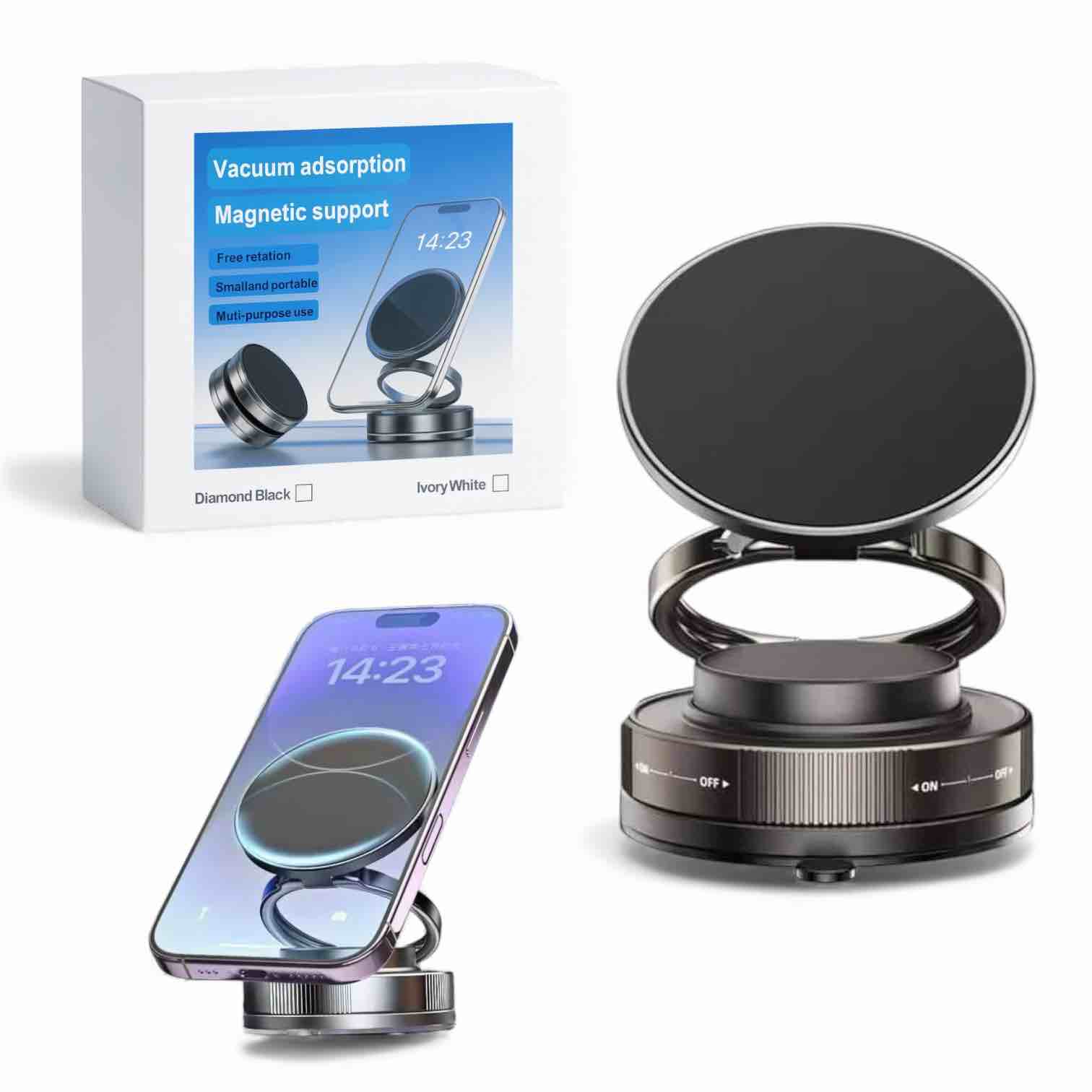 PORTA CELULAR IMANTADO - CAJA BLANCA