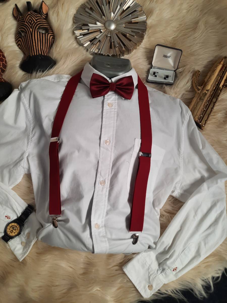 Boda Traje De Hombre Con Tirantes Regalos Hombre Tirantes Y