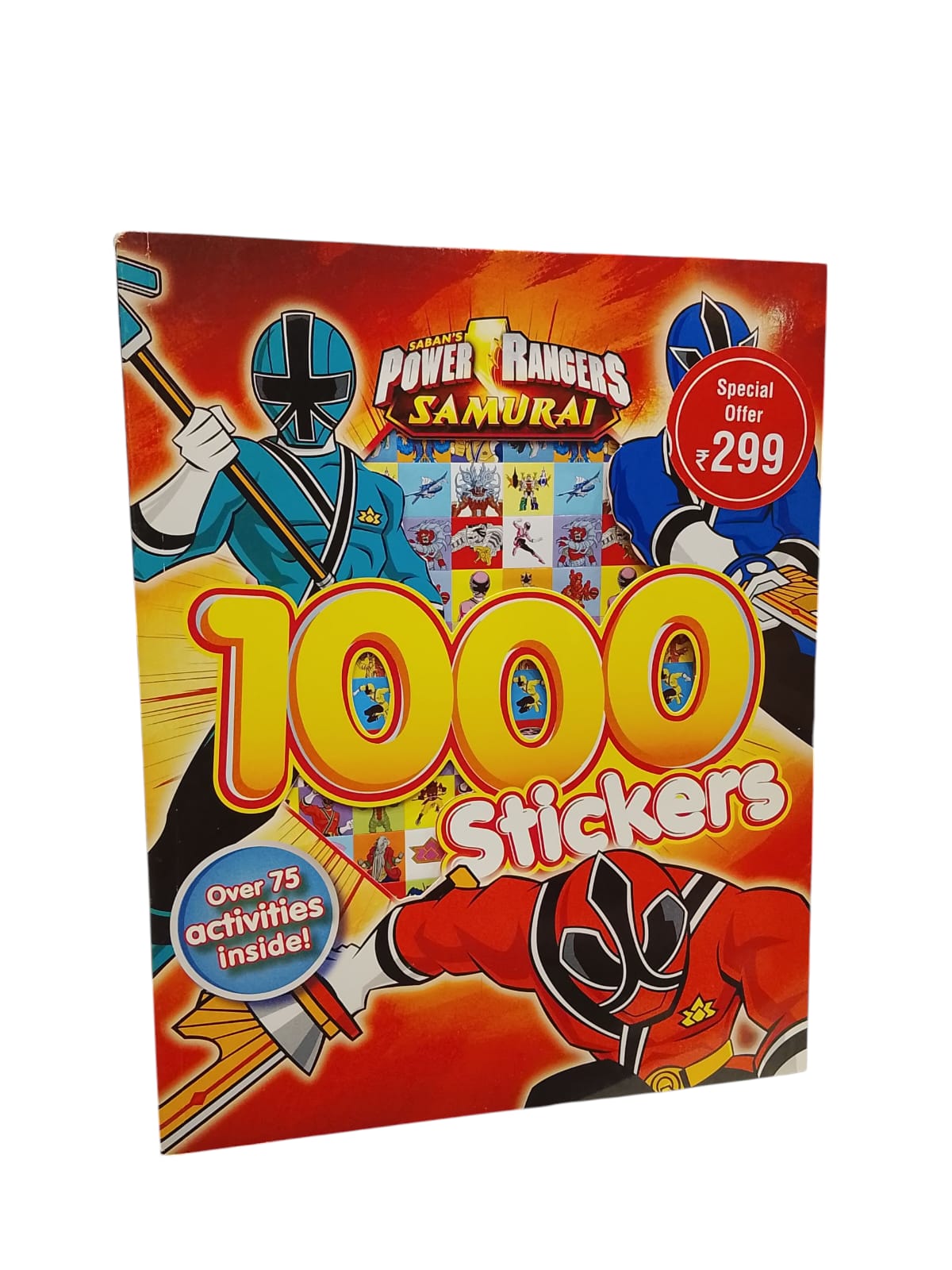 86192-PWR.RANGERS SAMURAI 1000 STICKERS | Bunty Toys