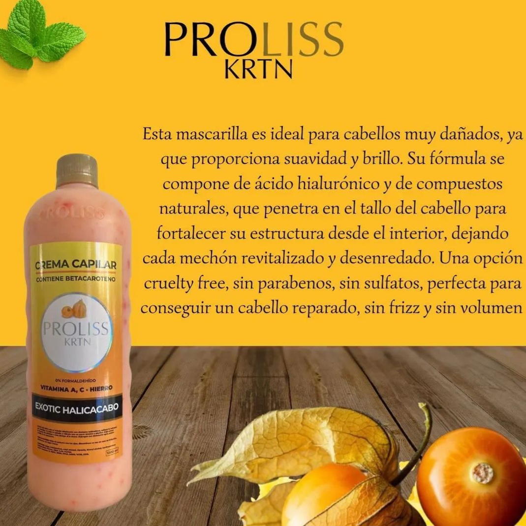 Mascara Capilar Monoi Alisado Monoi Proliss Exotic Halicacabo