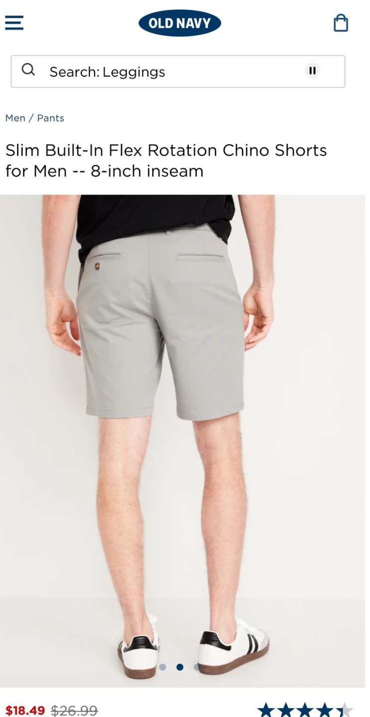 OLD NAVY Cotton Shorts TBI Wholesale