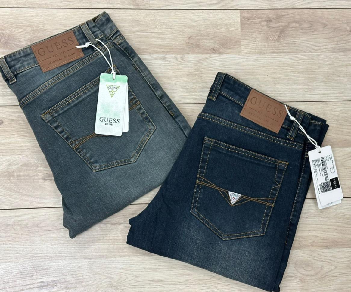 Guess Jeans Pantalones Cortos Guess Hombre Jean Short Azul Cielo