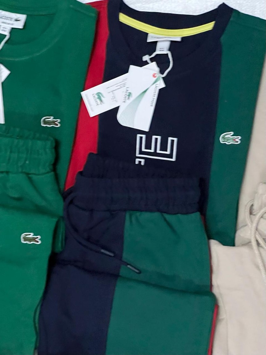 Lacoste Mens cord set TBI Wholesale
