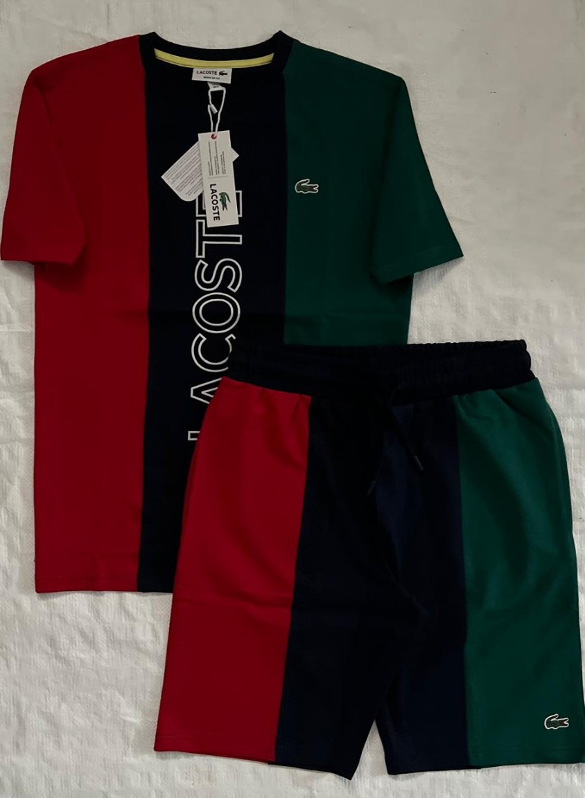 Lacoste Shirts Lacoste Short Set Men's Lacoste Men's Pc