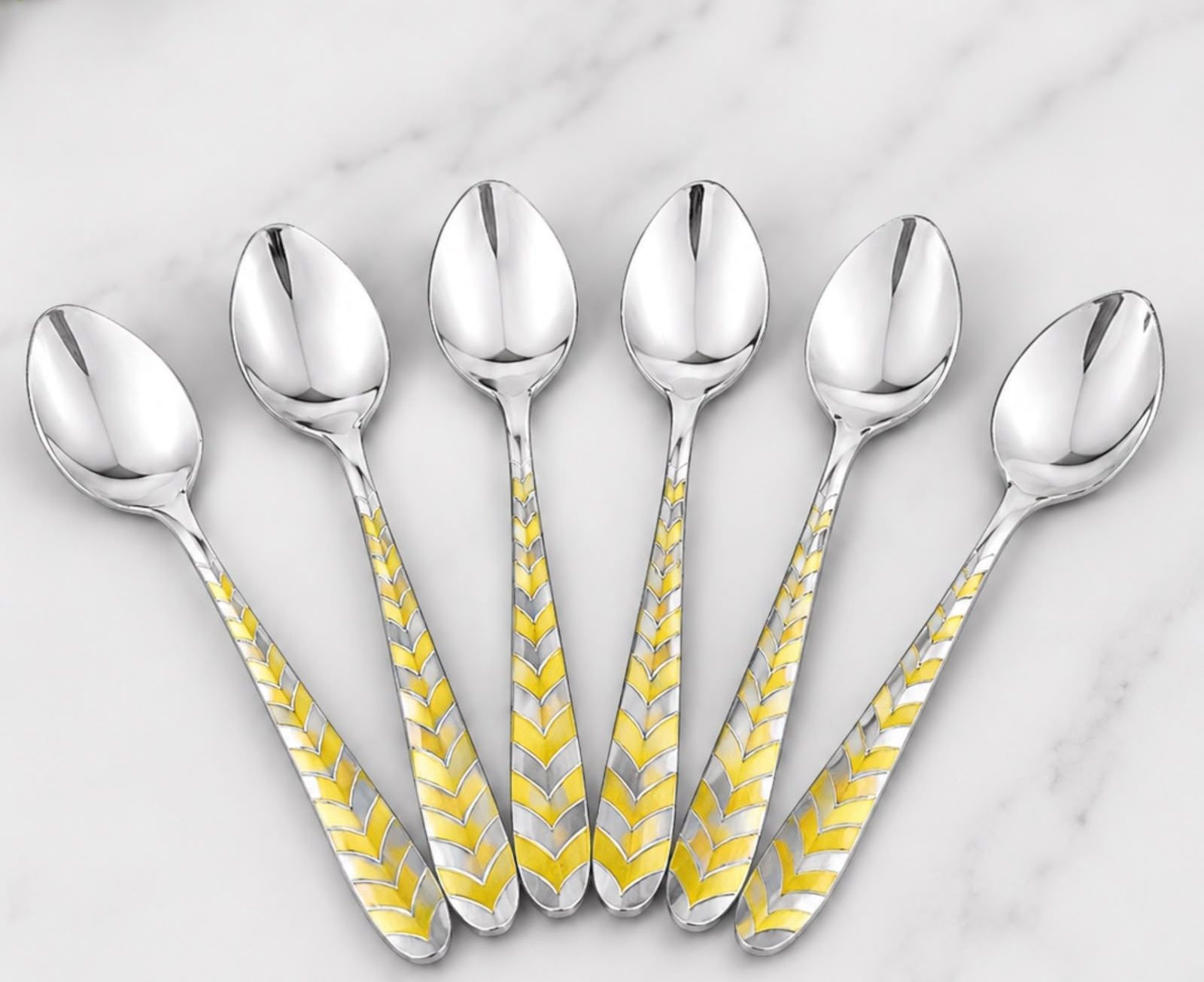 Designer Spoon Set (Pack of 6) 🥄 | TwiiMart.in