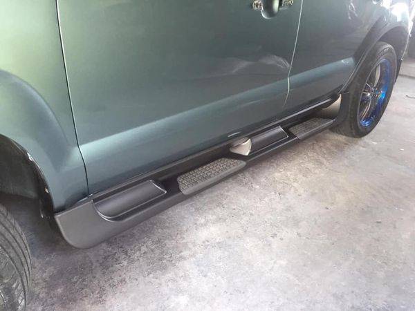 TURTLE Side Steps For Hyundai Tucson (JM) 2004-2009 – Brilliant Silver Finish, Aluminum With ABS