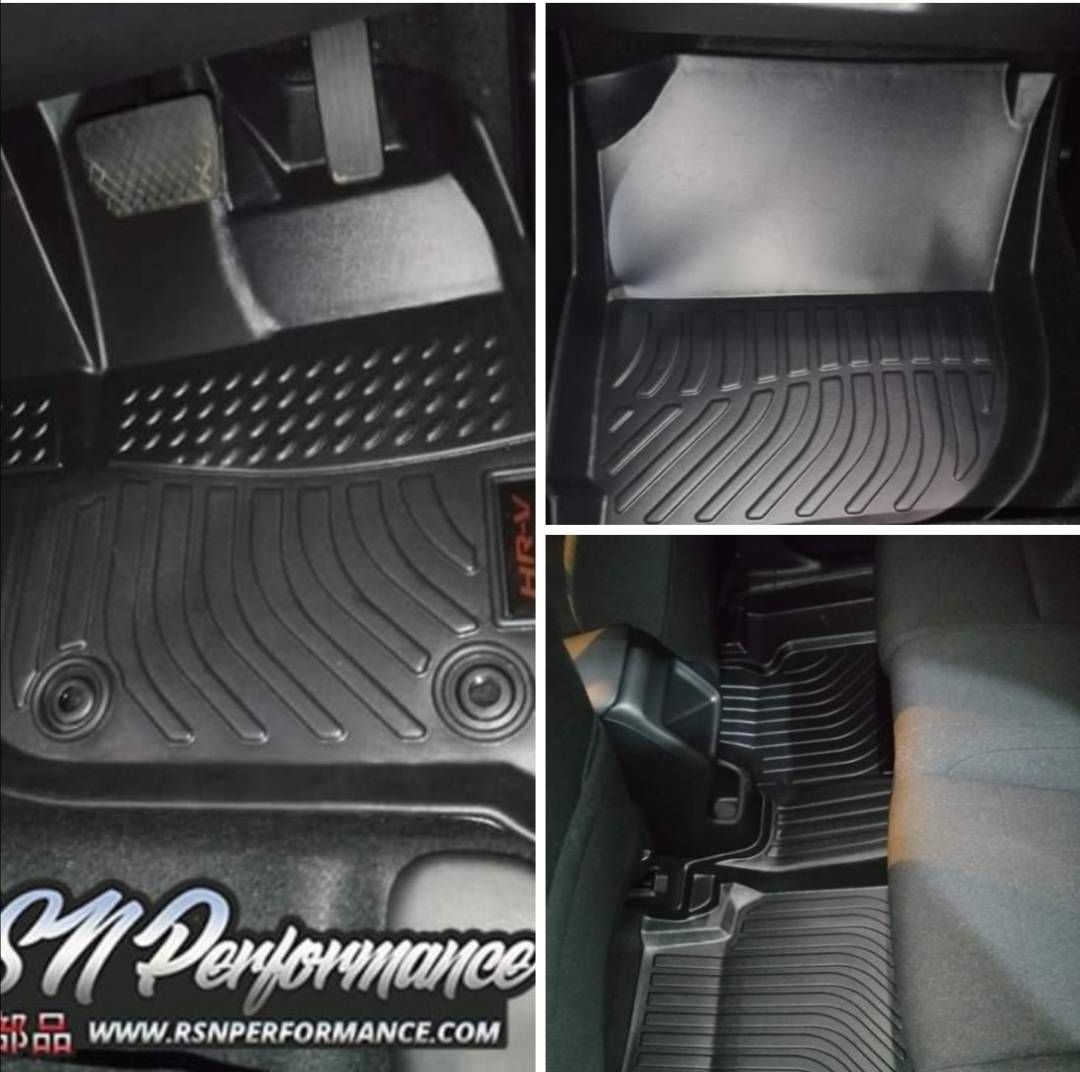 Honda Vezel (HRV) (2021Present) Laser Cut OEM Floor Mats 3 Pcs set RSN Performance