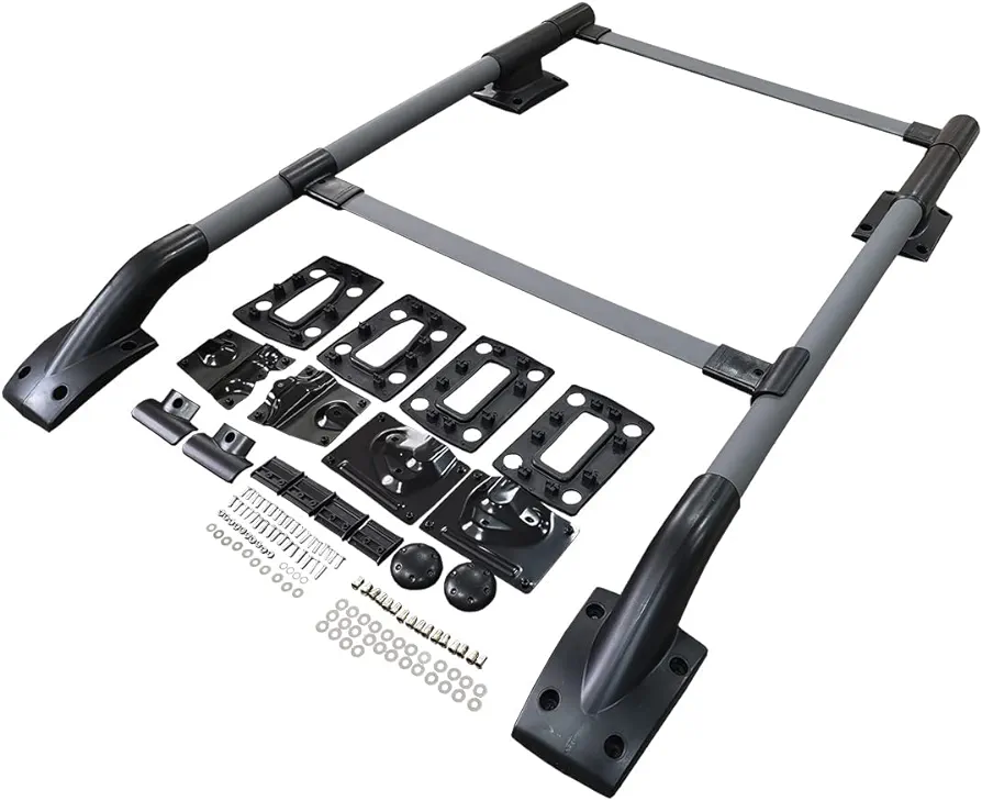 Nissan Navara (D40) Roof Rack Grey/Black | RSN Performance