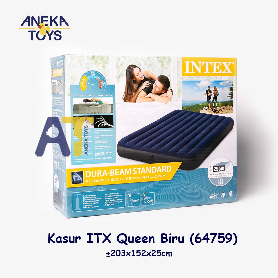 KASUR ITX QUEEN BIRU 64759 (min 3pcs) | Aneka Toys PGS Surabaya