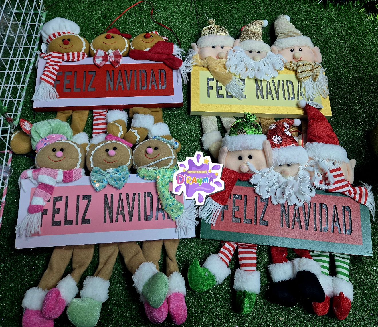 Letrero Navideño x 3 con Luz (Precio Unitario x mayor) | DIDACTIC'S ...