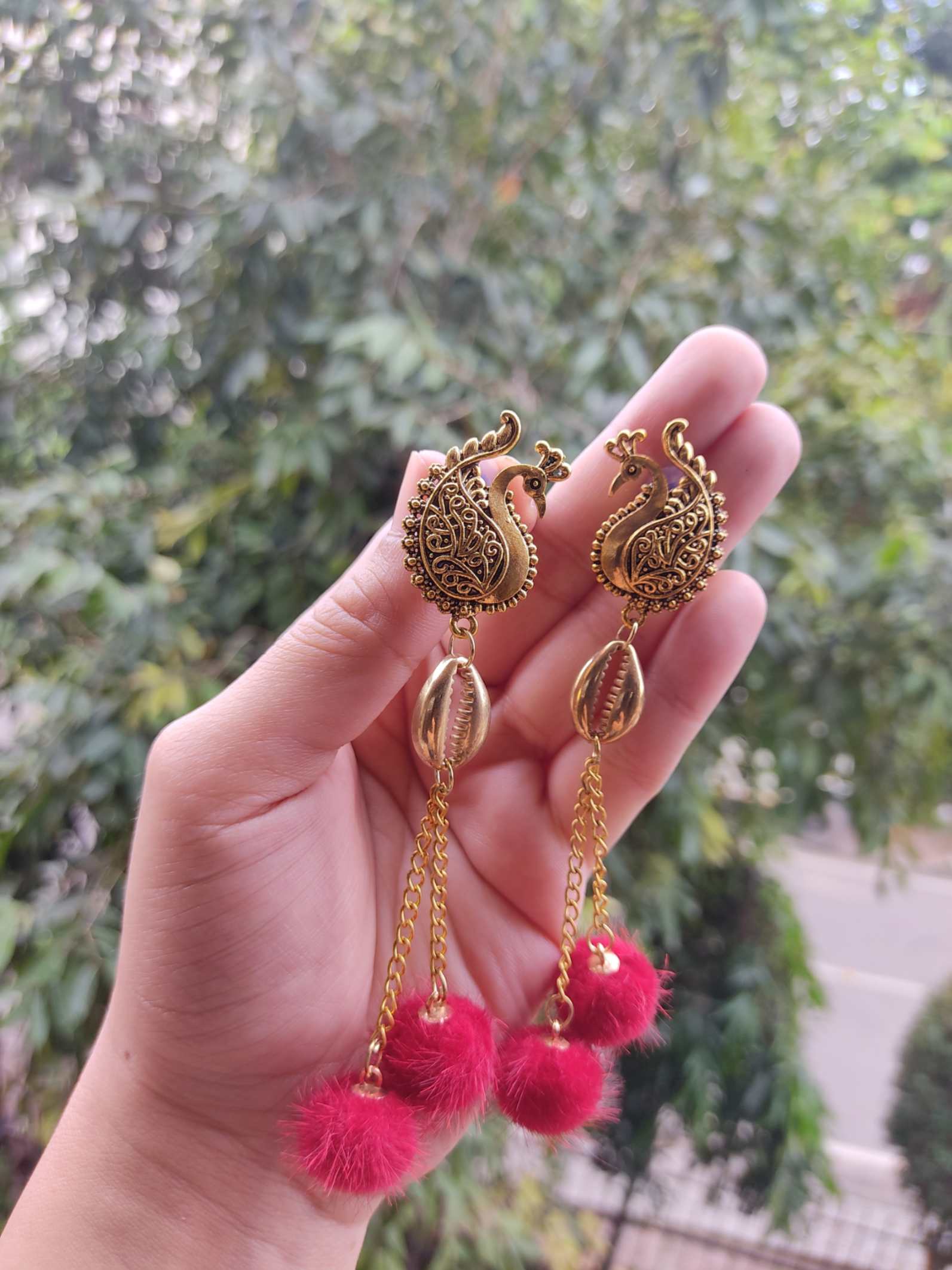 Stud Earrings Handmade Thread Earrings Stud Earrings Fancy Thread