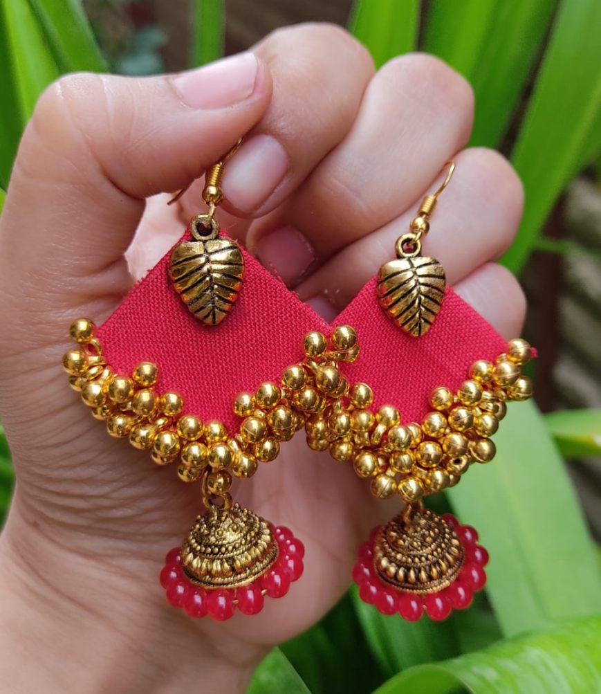 Discover more than 154 silk thread earrings materials online super hot