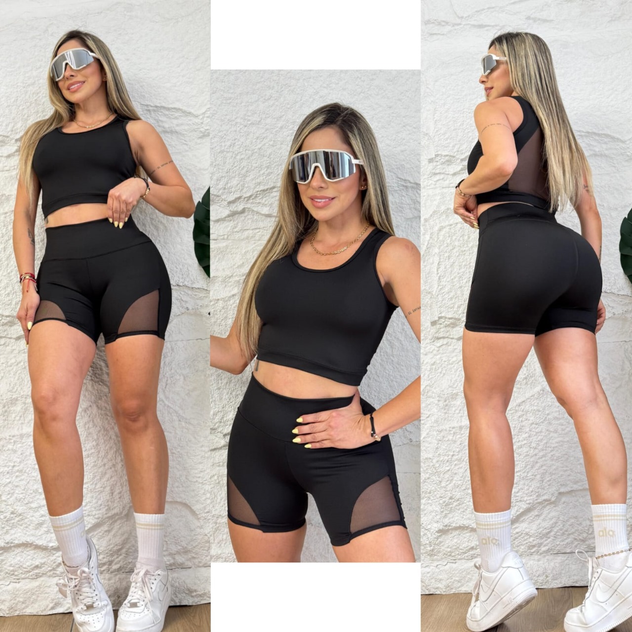 Conjunto Deportivo Top Short Malla Suplex TIENDA VIRTUAL FVS