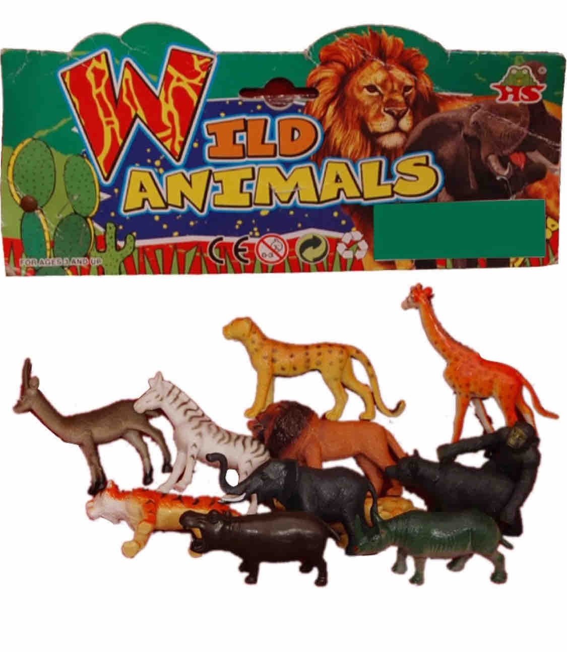12pc wild animals | ANJU TOYS