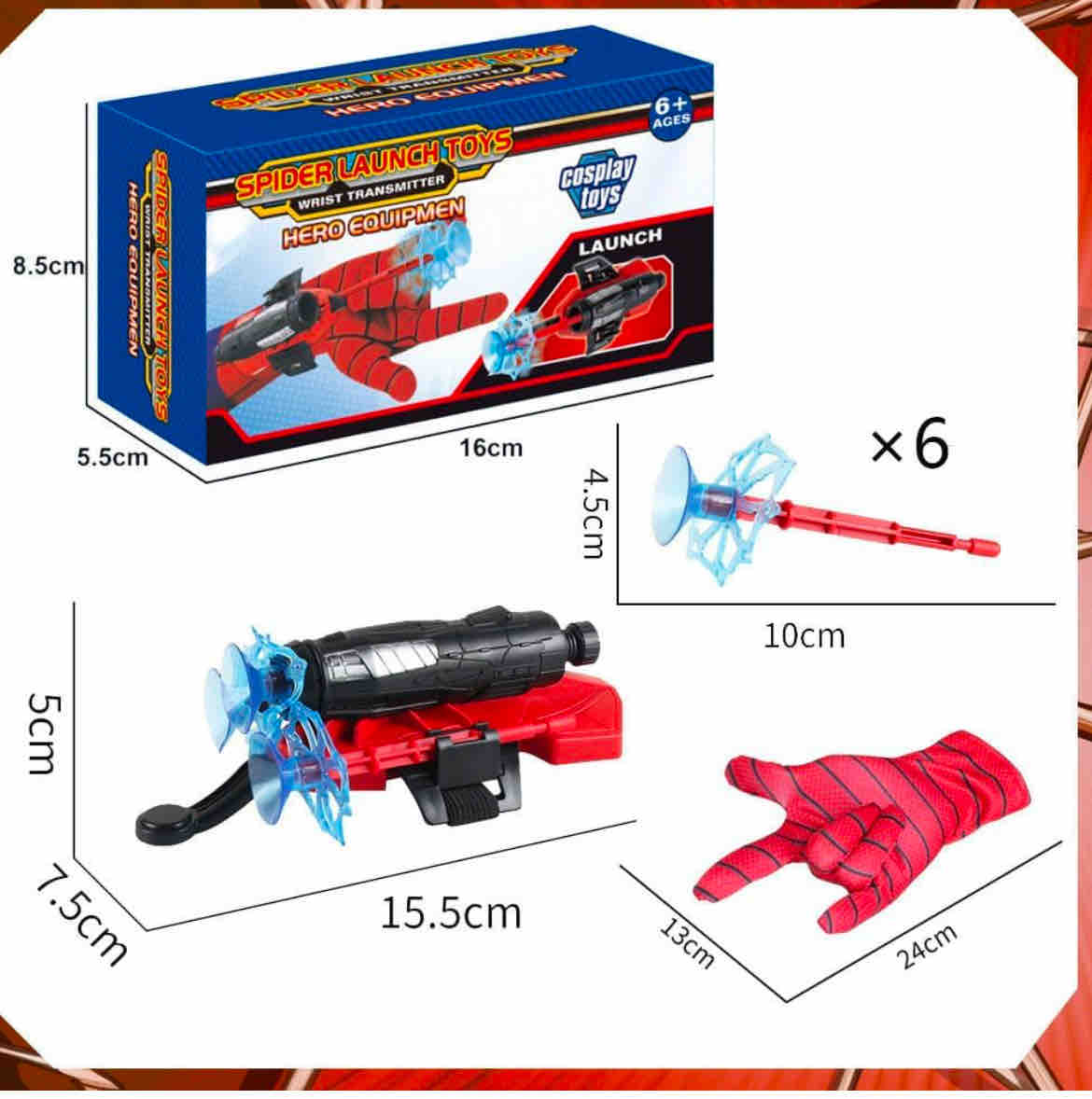Spider web shooters ANJU TOYS