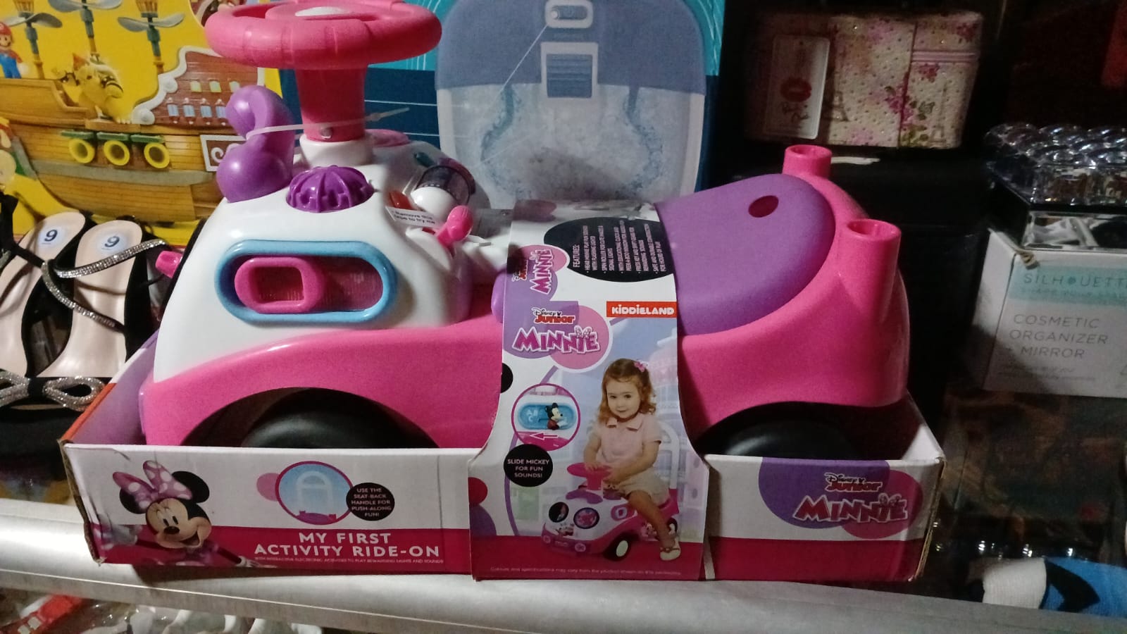 Baby Walker With Wheels Disney Minnie Mouse Ride-On Toy Toddler