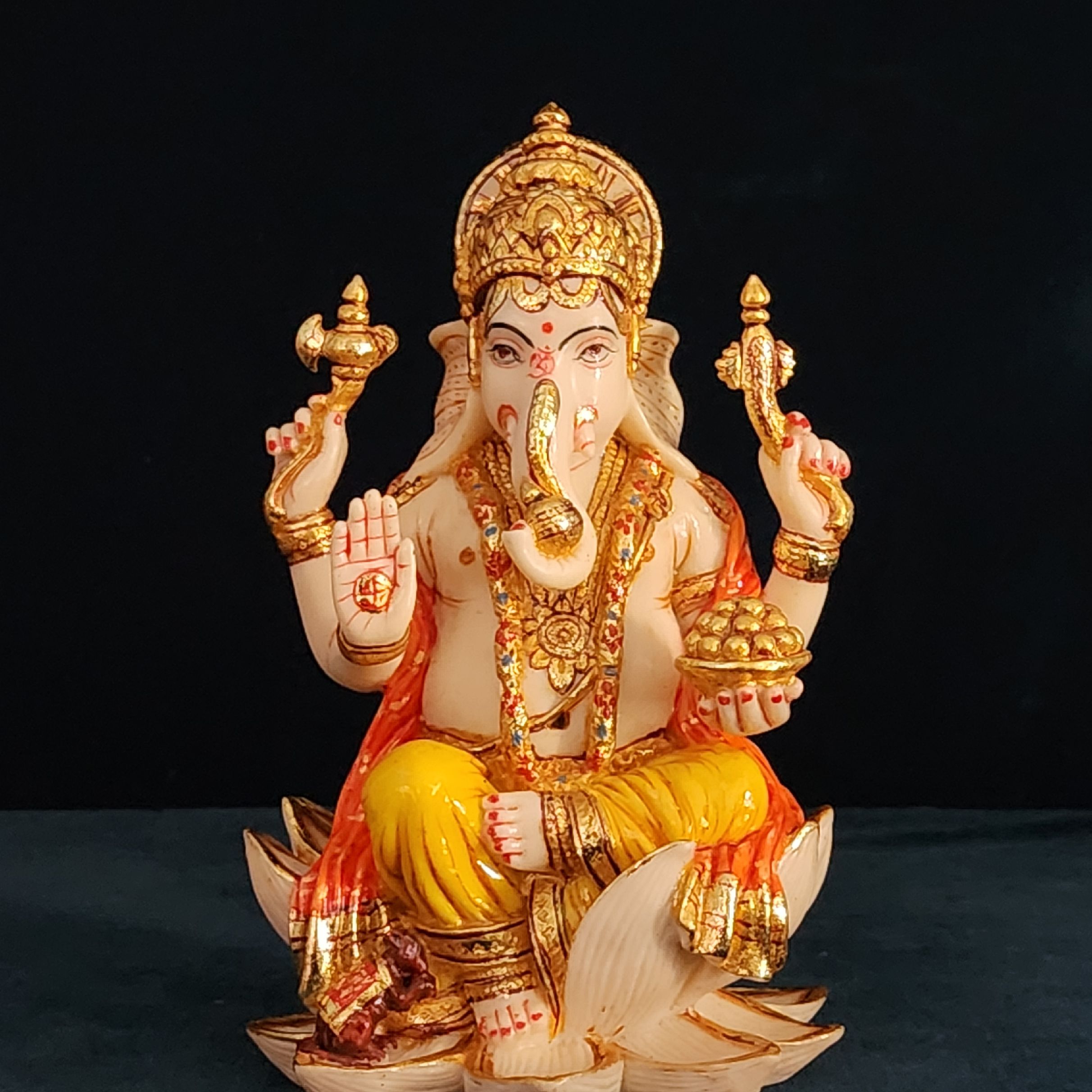 ganeshaです。 22 cm mouse ganesh statue | SPIRITUALITYARTS