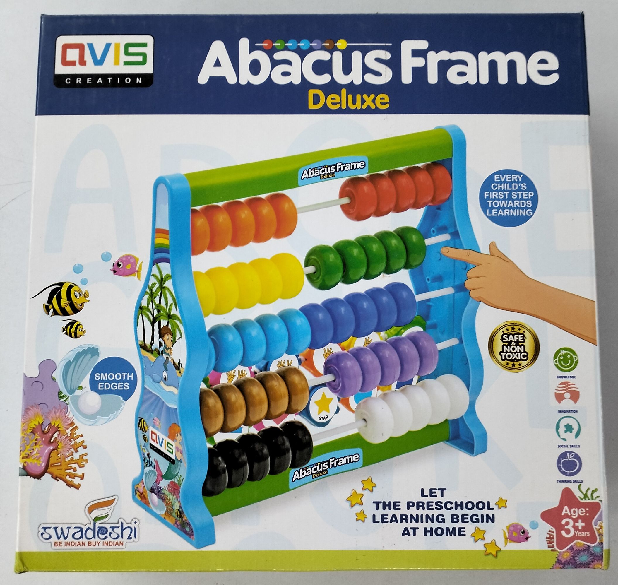 Abacus Frame Deluxe Age 18M+ SKYLIKE TOYS