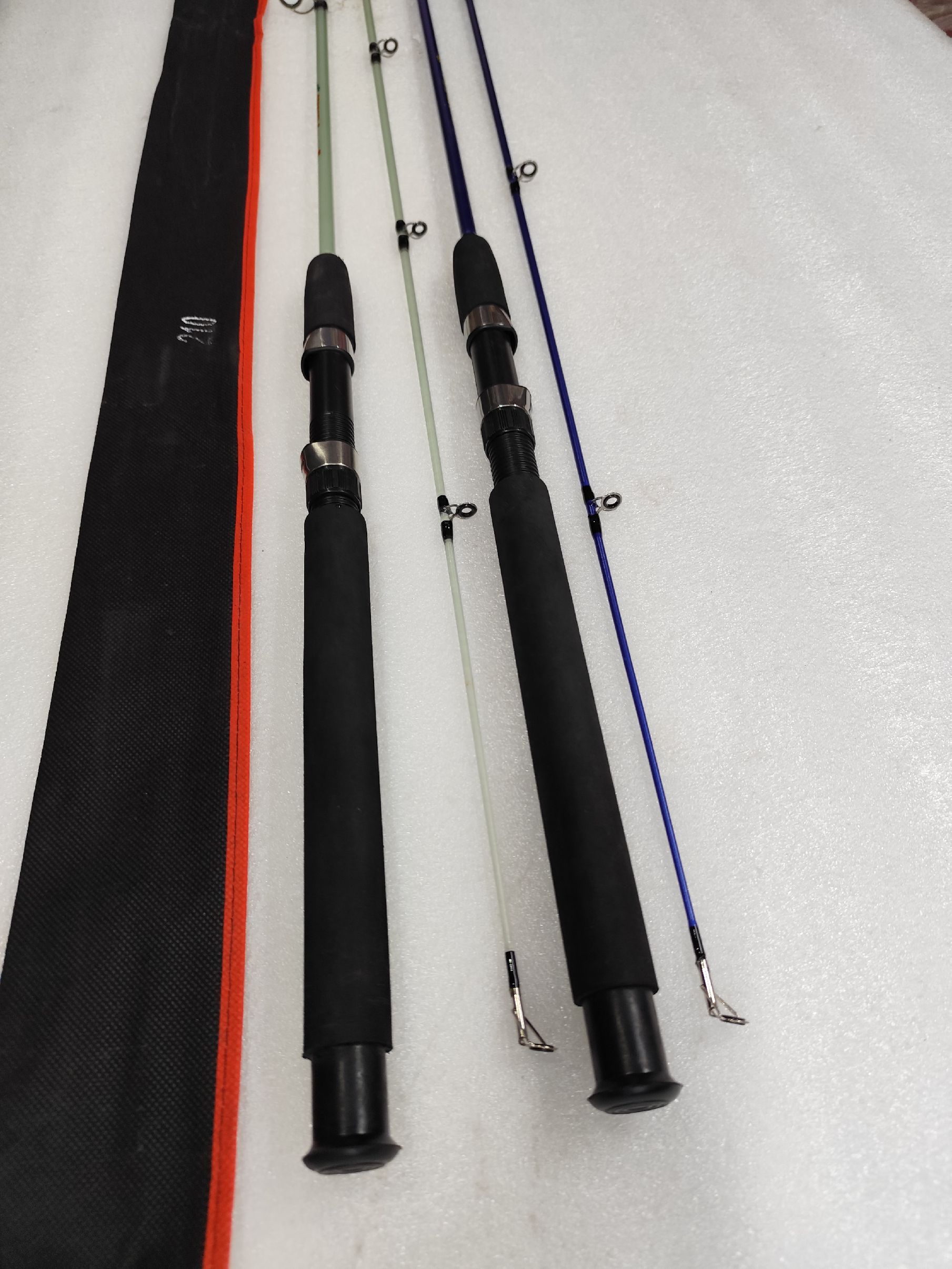 Transparent Cool Fishing Poles Transparent Long Solid Fiberglass
